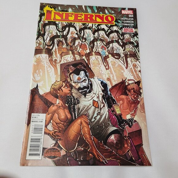 Inferno 4 Marvel Comics 2015 VF/NM Secret Wars Battleworld X-Men - Picture 9 of 14